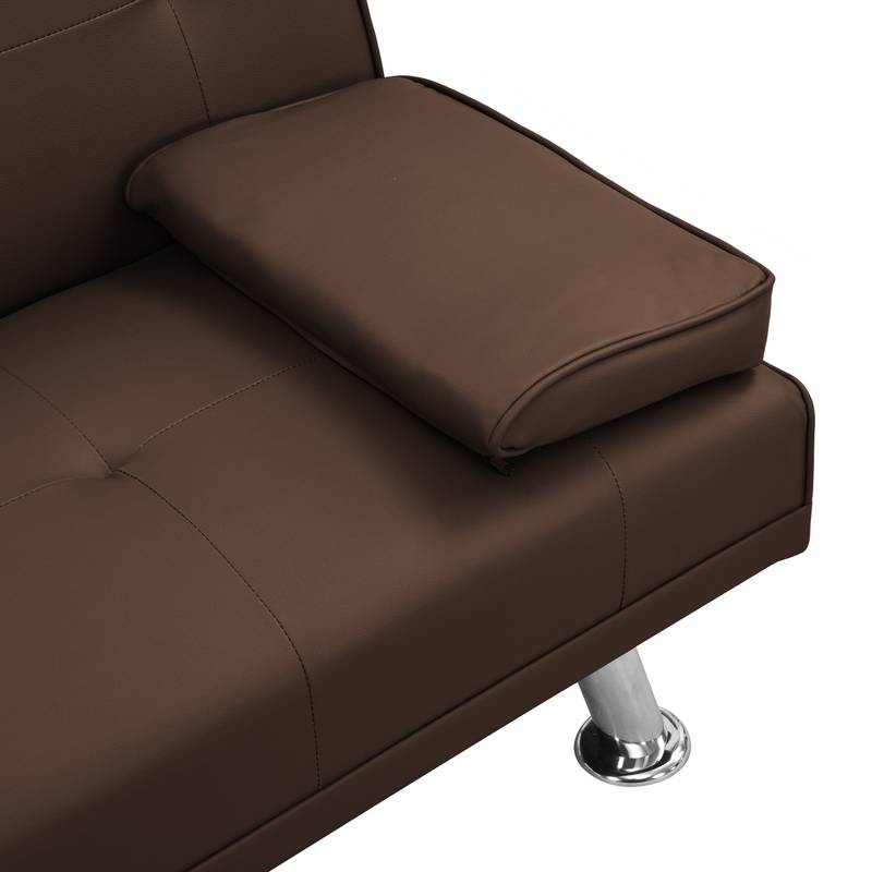 Cozy Convertible Sofa Bed with Modern Armrests