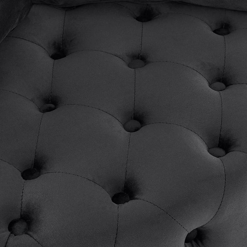Cozy Velvet Swivel Chair with Tufted Design and Plush Pillows