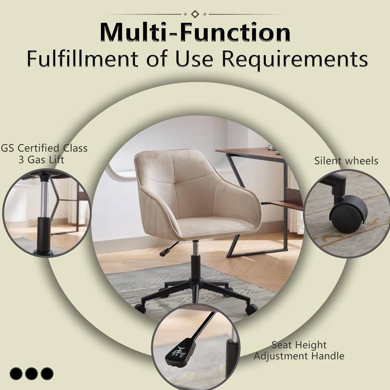 Velvet Glide Desk Chair