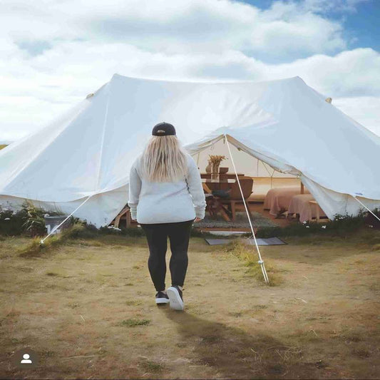 Spacious Canvas Glamping Tent for Family Adventures