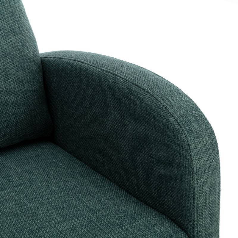 Stylish Emerald Rocking Glider Chair