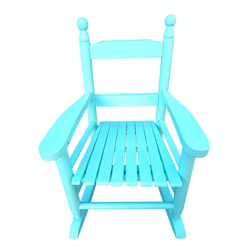 Cozy Blue Rocking Chair for Kids - Indoor/Outdoor Fun!
