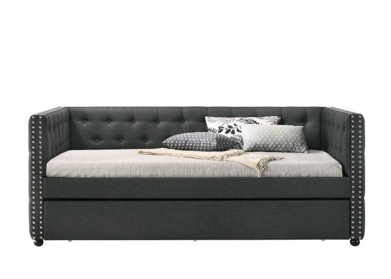 Romona Cozy Gray Daybed & Trundle Combo