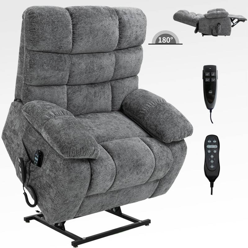 ComfyLift Heated Massage Recliner - Effortless Comfort & Support