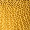 Sunny Yellow Knit Pouf