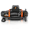 ZESUPER Heavy-Duty Electric Winch with Synthetic Rope and Remote Control