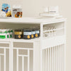 Stylish Wooden Dog Crate with Storage for Large Dogs