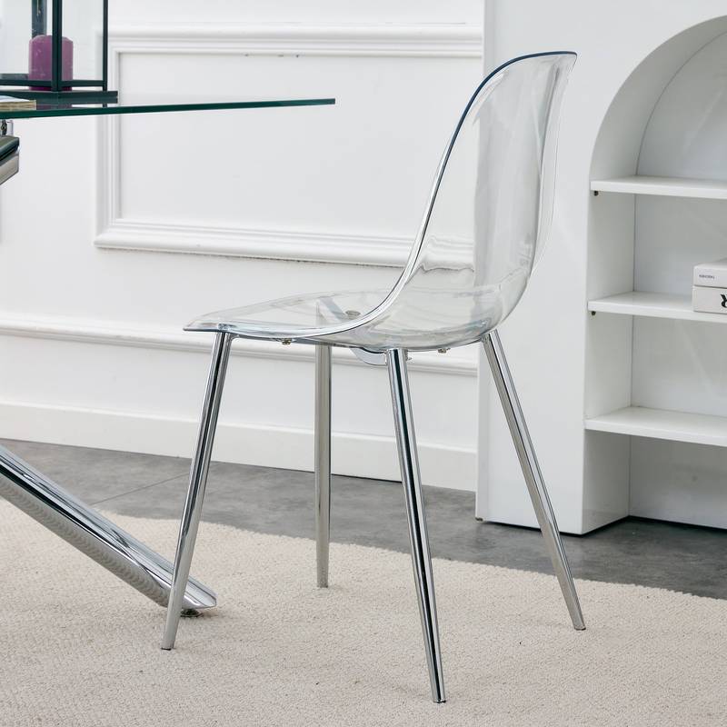 Clear Chic Dining Chairs Set