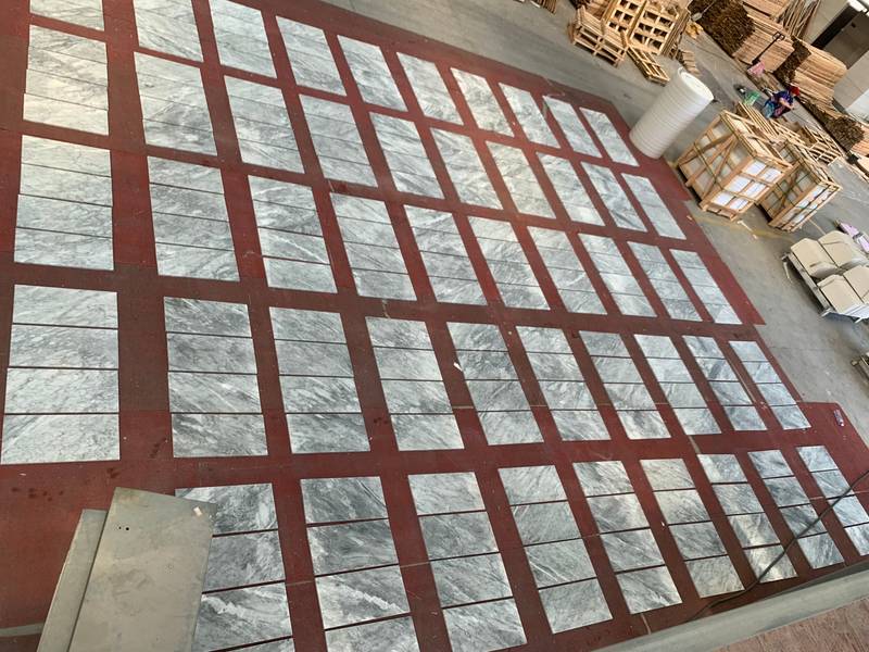 Elegant Gray Carrara Marble Tile
