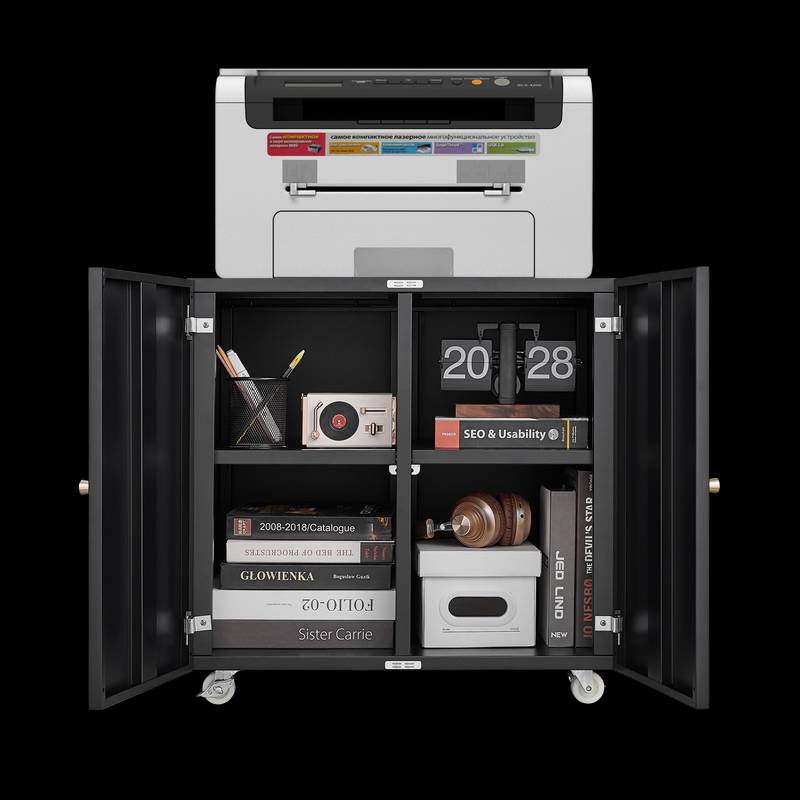 Rolling Printer Stand & File Cabinet