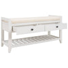 Stylish Storage Bench with Cushion