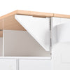 Stylish Rolling Kitchen Island with Drop Leaves and Storage