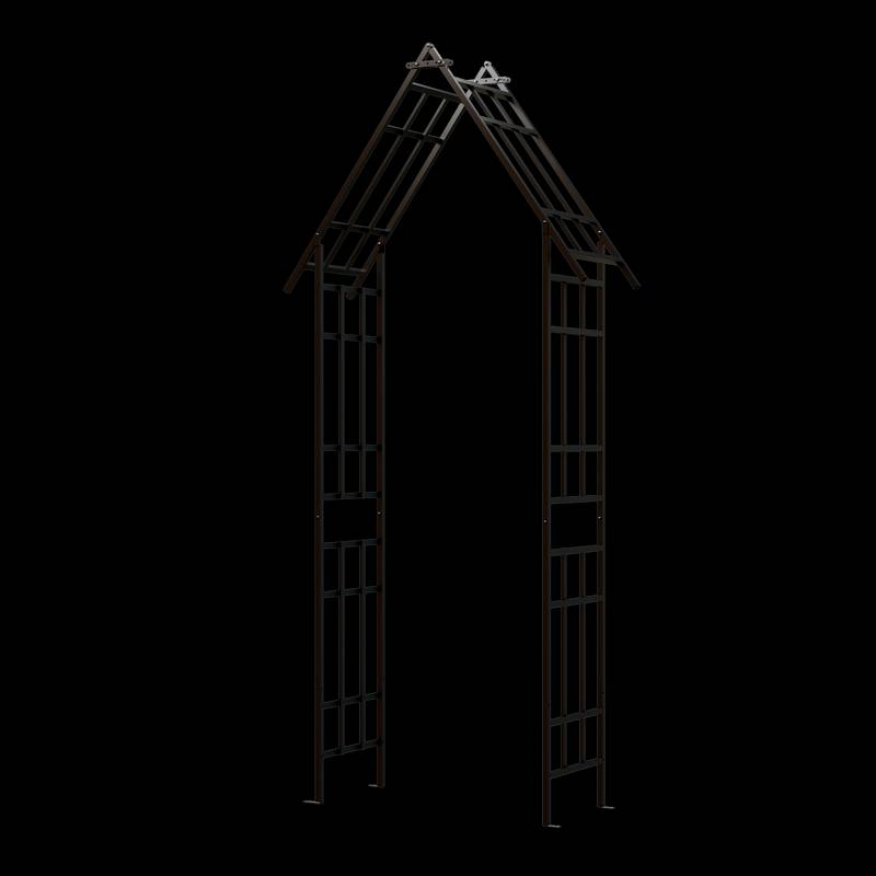 Versatile Black Garden Arch for Climbing Plants