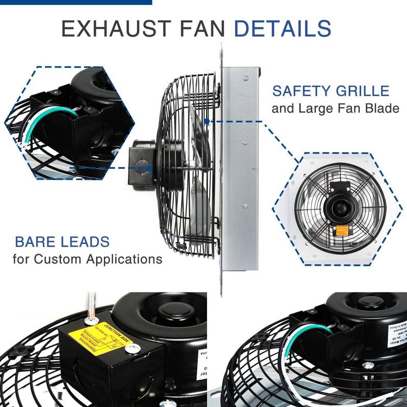 “iPower High-Speed Aluminum Exhaust Fan”