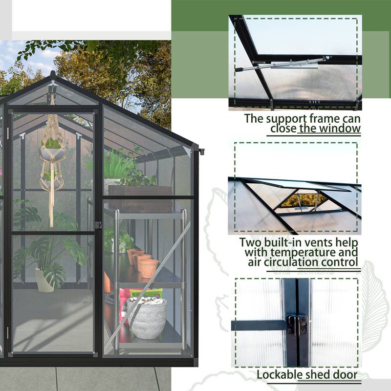 Easy Set-Up Backyard Greenhouse