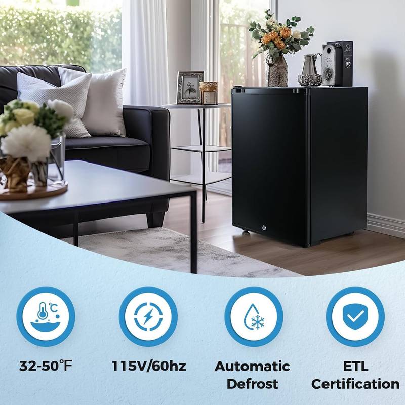 WhisperCool Mini Fridge: The Perfect Silent Sleep Buddy!