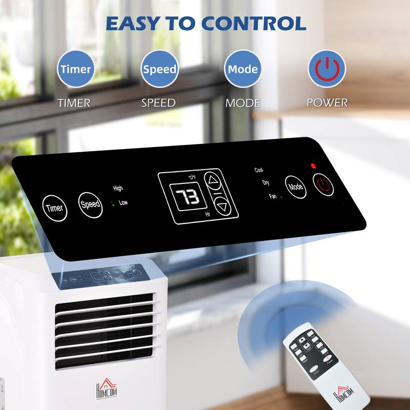 CoolBreeze Portable AC: Chill, Dehumidify & Relax!