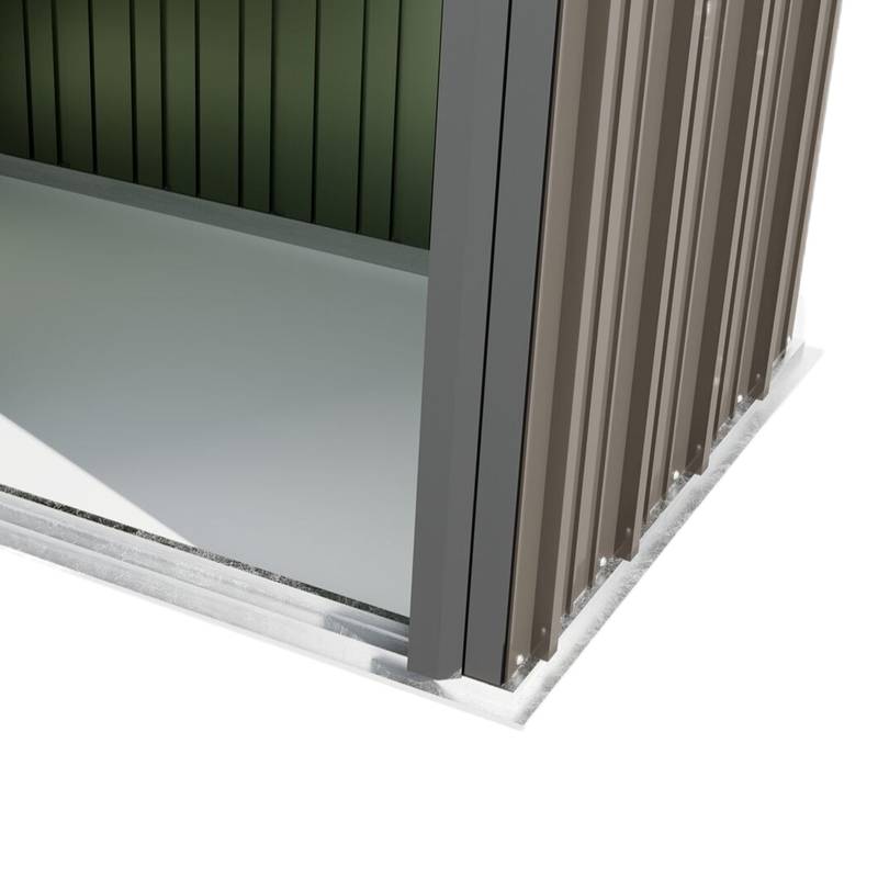 Cozy Corner Metal Shed for Your Garden