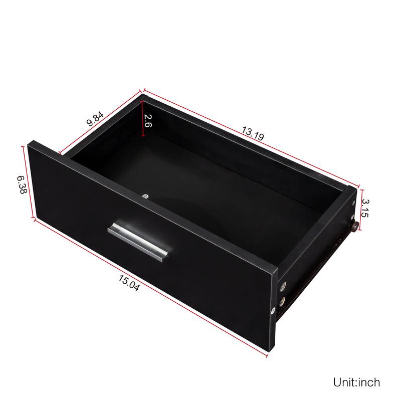 Sleek Storage Hair Desk