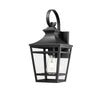 Stylish Black Outdoor Wall Lights - Waterproof Sconces for Porch & Patio (Set of 2)