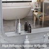 Stylish Full-Length Wall Mirror with Removable Tray