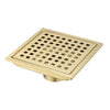 Sleek Square Shower Drain with Removable Grate