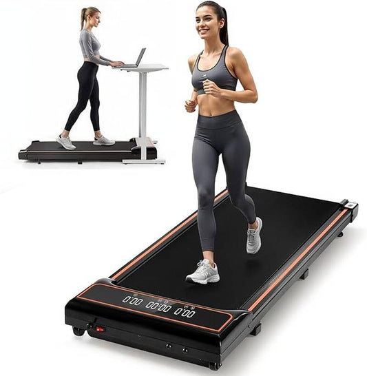SlimFit Under Desk Treadmill - Portable & Quiet Walking Machine for Home or Office