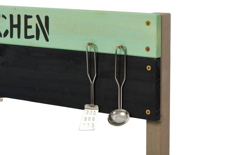 Outdoor Wooden Play Kitchen & Water Set for Kids