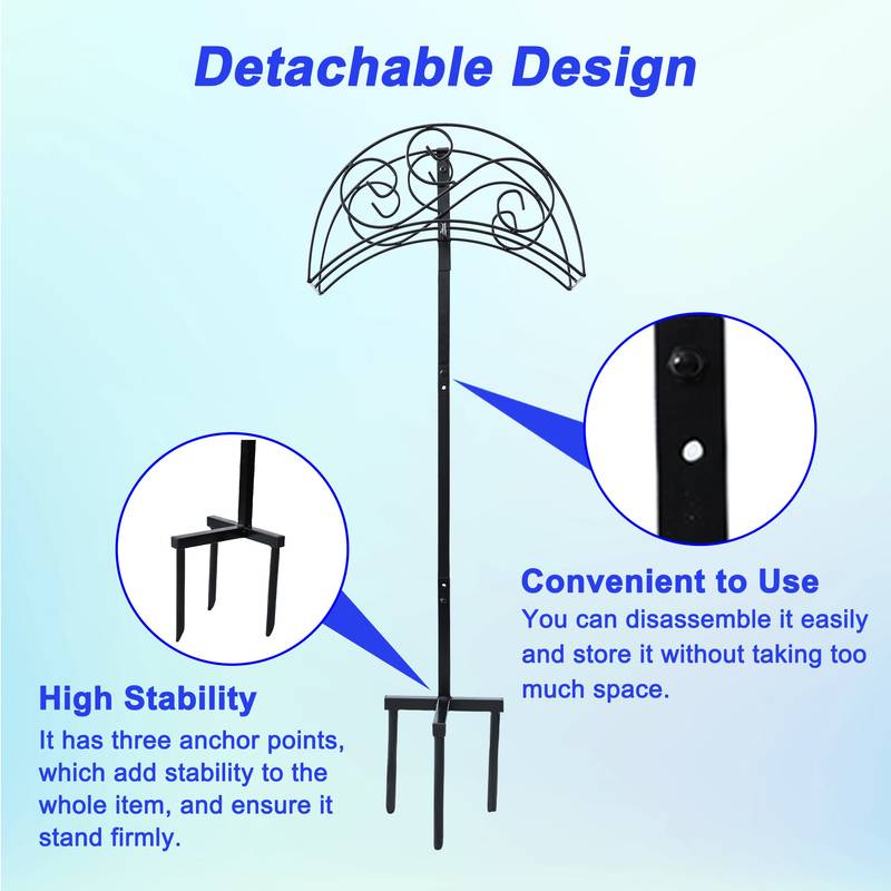 Sturdy Garden Hose Keeper - Stylish & Removable