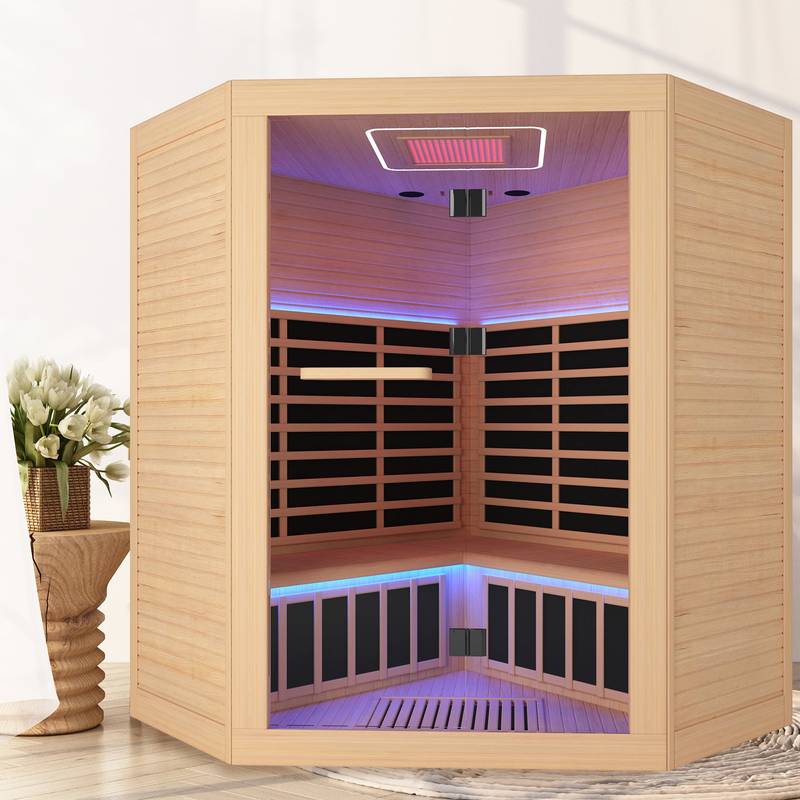 Canadian Hemlock Double Sauna Retreat