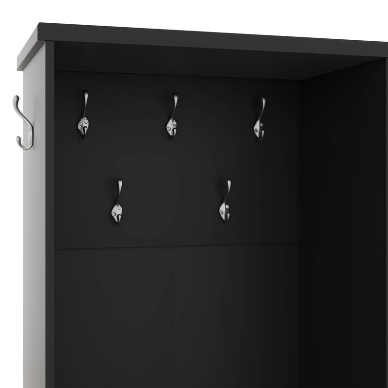Chic Hallway Organizer with Bench and Storage