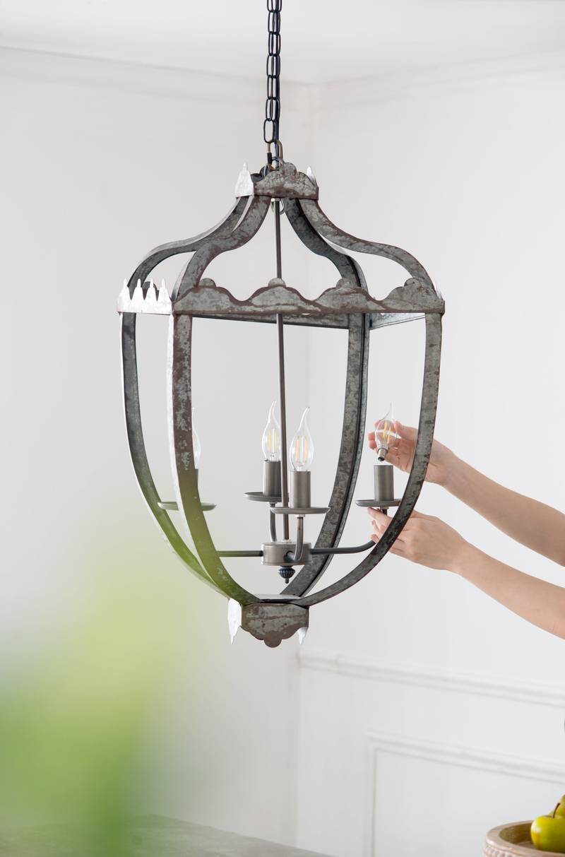 Stylish Adjustable Metal Chandelier for Any Space