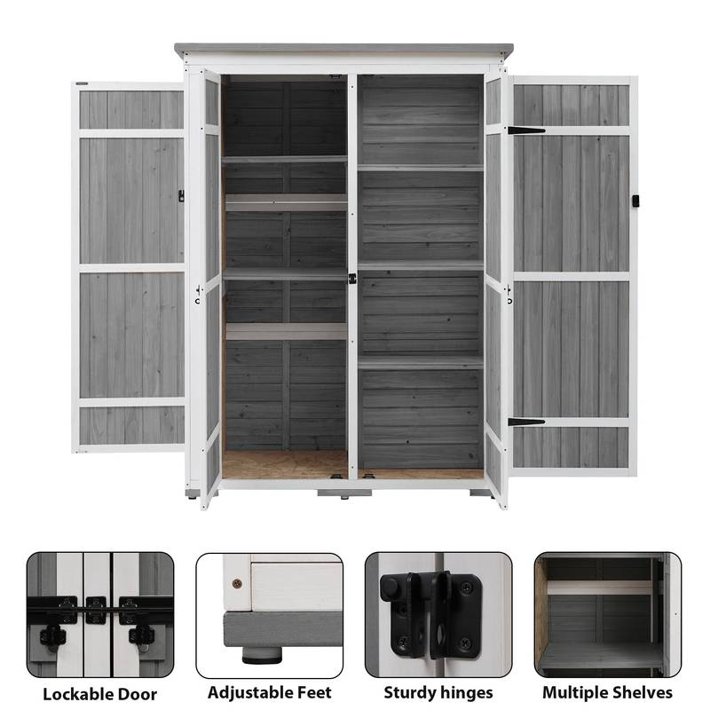 Garden Guard: Stylish Outdoor Storage Shed