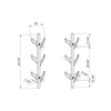 Chic Wall-Mounted Coat Rack