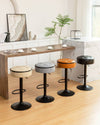Stylish Swivel Bar Stools - Set of Two