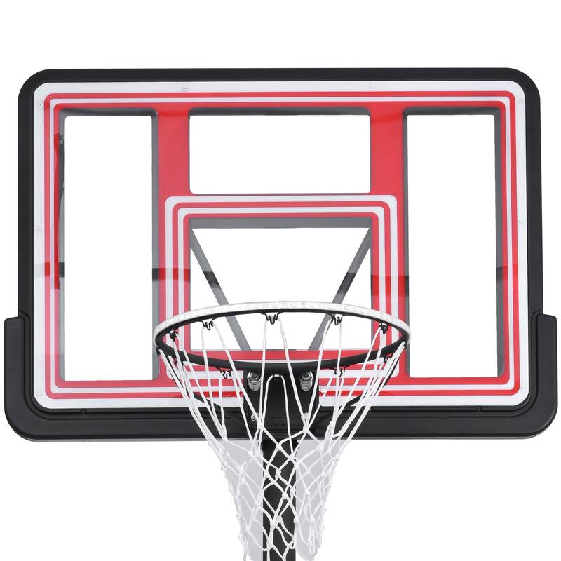 Glow & Shoot: Adjustable Portable Basketball Hoop for All Ages