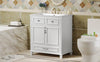 Charming Retro Bathroom Vanity with Soft Close Doors