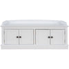 Cozy Shoe Storage Bench with Cushioned Seat