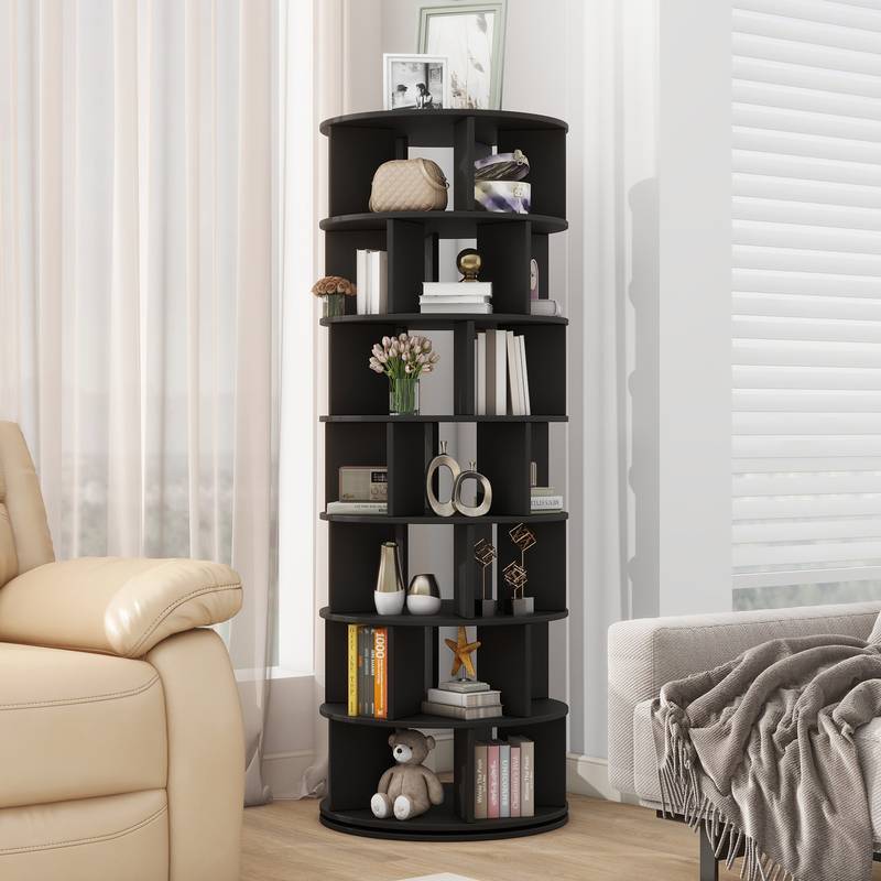 Spinning Shoe Tower - Stylish 7-Tier Organizer