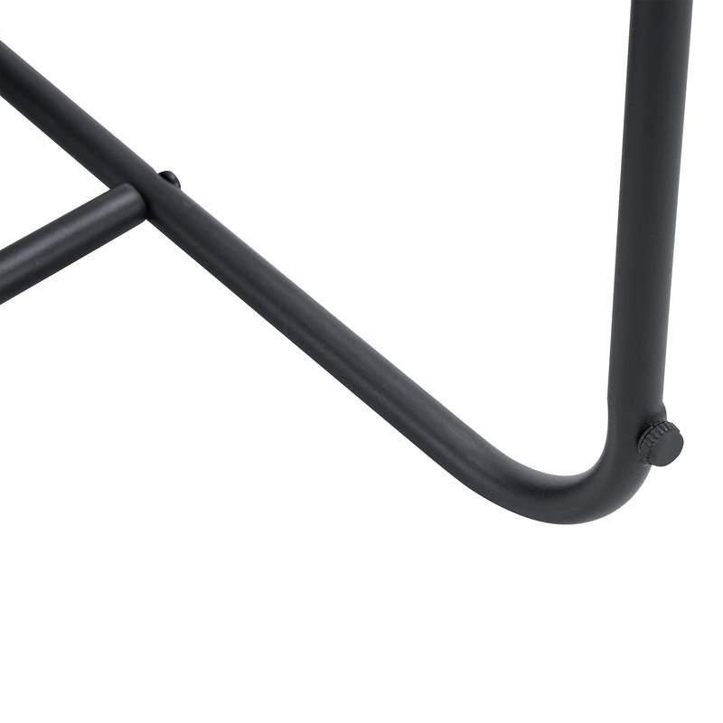 Sleek Black PU Leather Chair