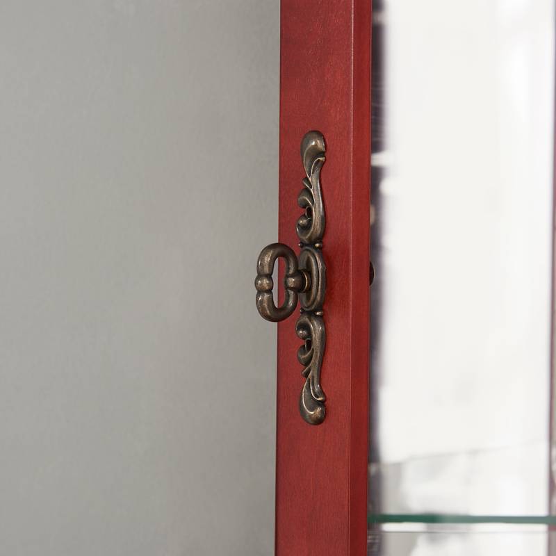 Luminous Corner Curio Cabinet