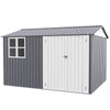 Sturdy Outdoor Storage Shed with Double Lock and Vents