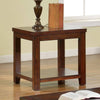 Charming Cherry End Table with Open Shelf
