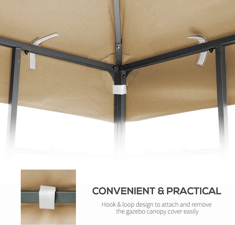 Sunny Escape Canopy for Gazebo