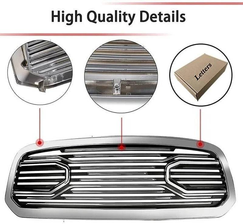 Big Horn Chrome Grille for Dodge Ram 1500