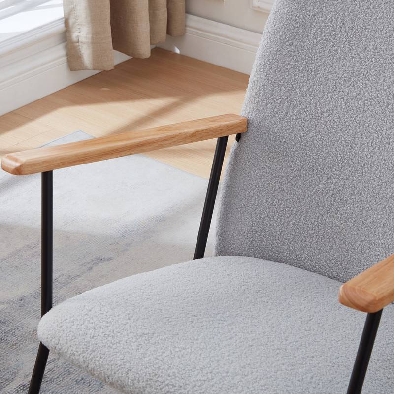 Cozy Rocking Chair with Adjustable Headrest