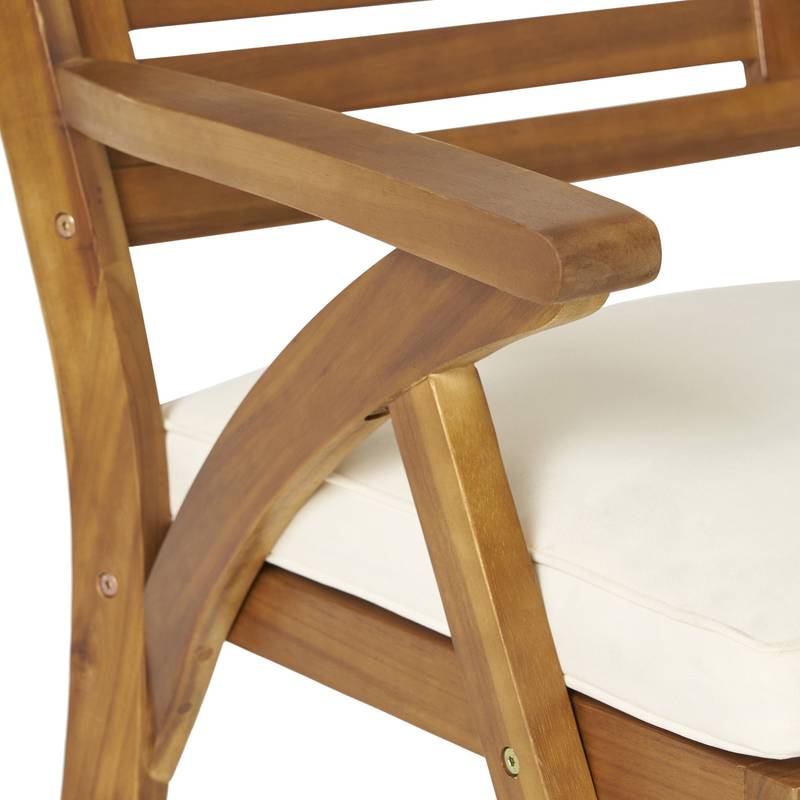 Charming Outdoor Wood Dining Chairs (Set of Two)