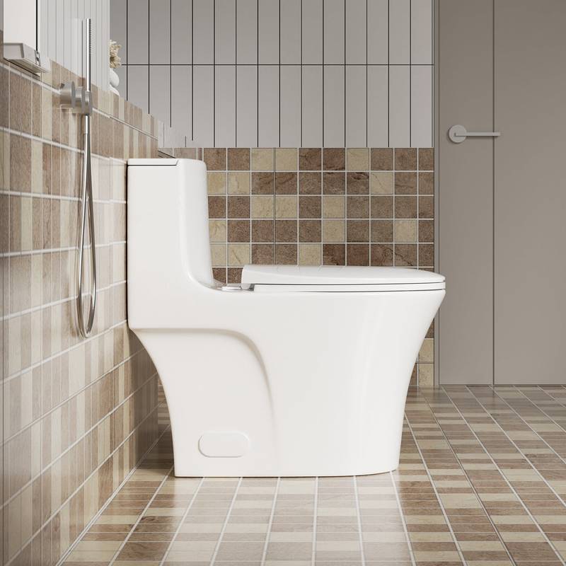 Eco-Friendly Comfort Toilet with Dual Flush and Soft Close Seat