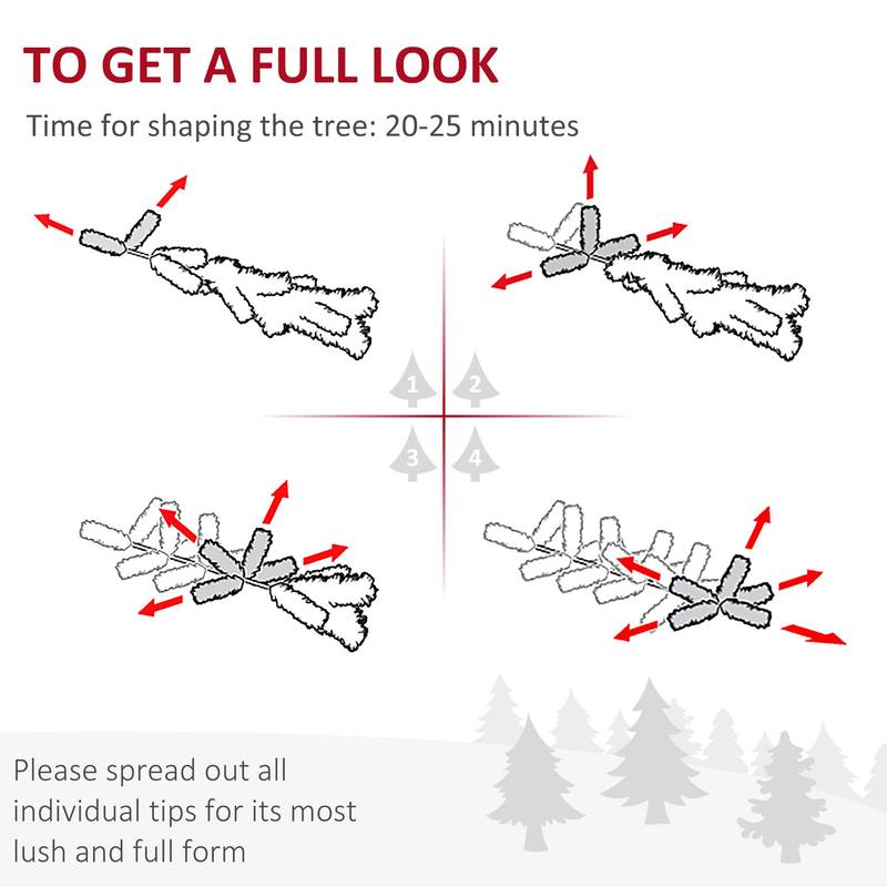 Charming Pink & White Pencil Christmas Tree