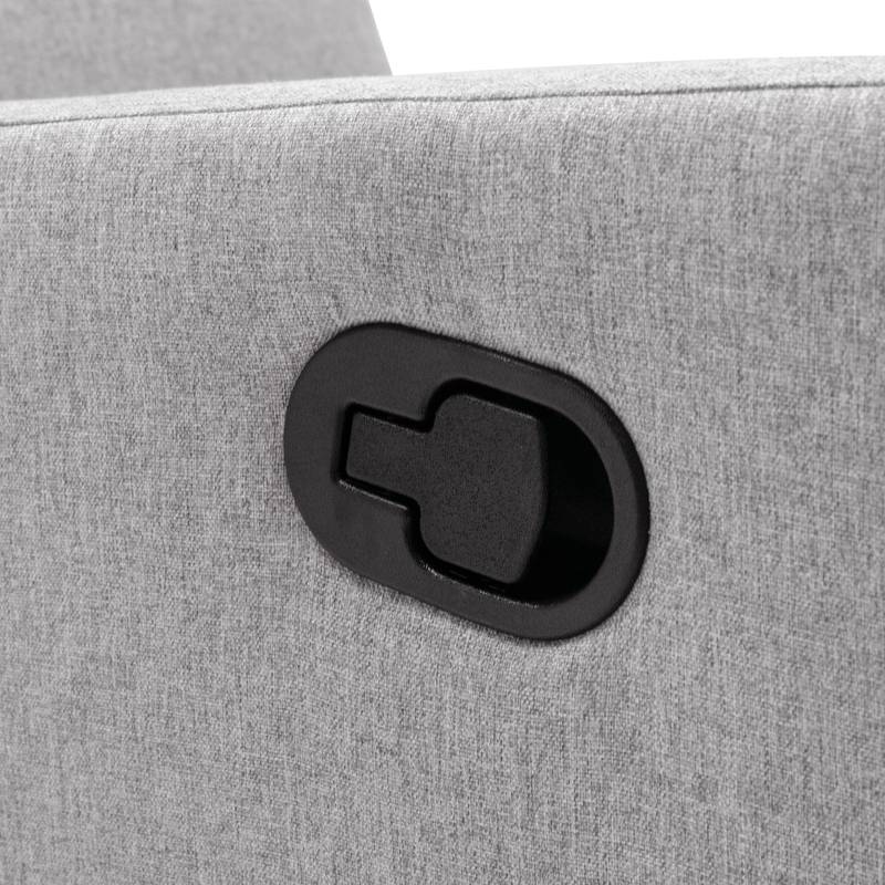 Cozy Gray Rocking Nursery Chair